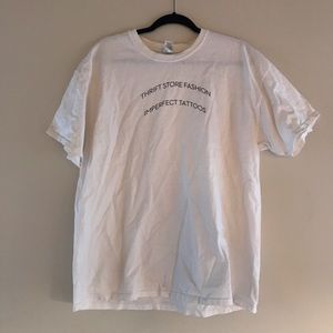 Lany T-shirt Pink Skies Lyrics Graphic White Tee